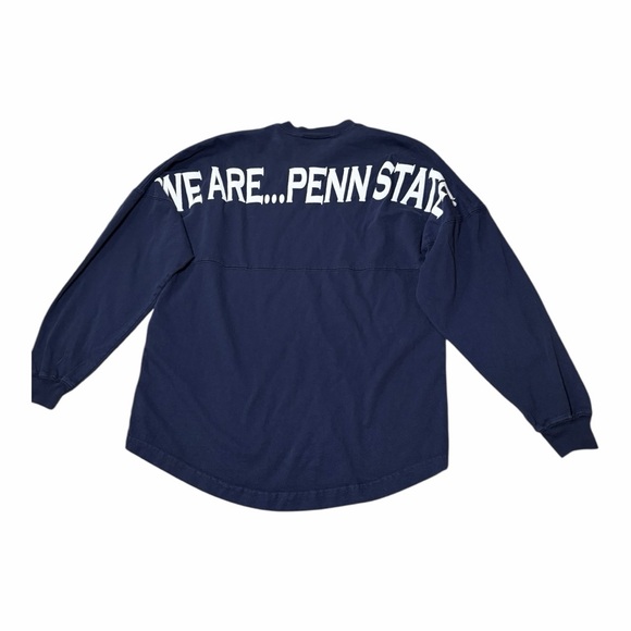 Spirit Penn State Navy Spirit Jersey White Puff Paint Shirt Size XS - Picture 3 of 5